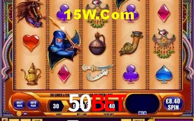 Biblioteca de slots populares na 50Bet